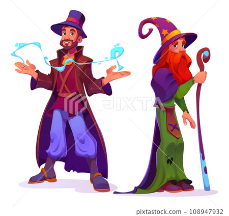 Mystical sorcerer with witchcraft powers Mystical sorcerer with witchcraft powers 108947932