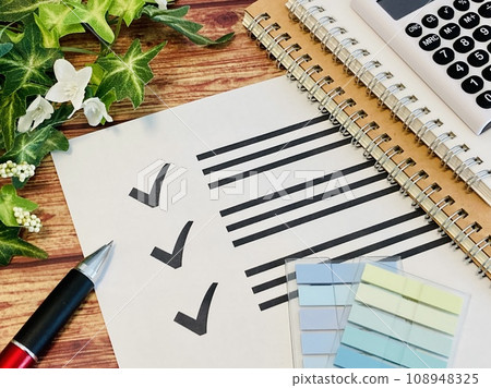 Work through the checklist Work through the checklist 108948325
