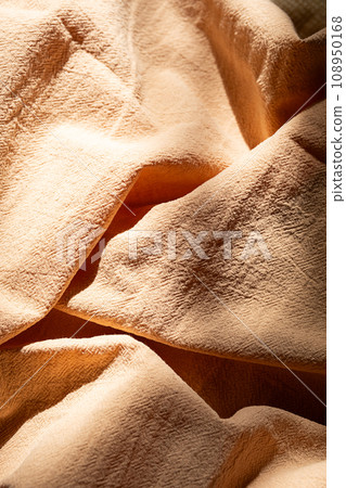 Textured cotton. Natural fabric as backgrounds. 108950168