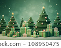 Abstract Advent Background - Christmas Decoration And Defocused Lights 108950475