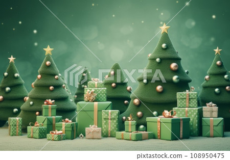 Abstract Advent Background - Christmas Decoration And Defocused Lights 108950475