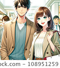 情侶購物約會（AI 生成圖像） 108951259