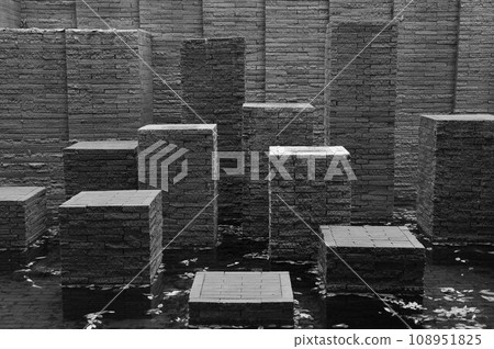 堆磚現代藝術單色3 108951825