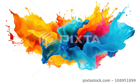 House paint placed on a transparent background House paint placed on a transparent background 108951899