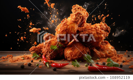 Delicious bouncy fried chicken 108952119
