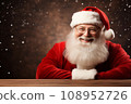 Smiling Santa Claus. advertisement banner background with copy space 108952726