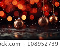 New Year's decorations from balls, Christmas holiday decor 108952739
