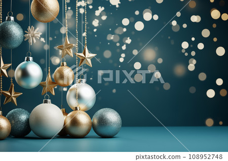 New Year's decorations from balls, Christmas holiday decor New Year's decorations from balls, Christmas holiday decor 108952748