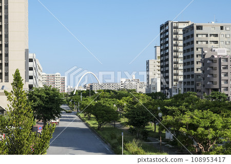 Omoromachi townscape called Naha New City 108953417
