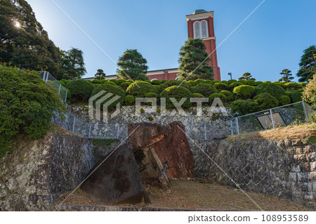Nagasaki Urakami Cathedral Angelus Bell and Cathedral 108953589