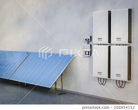 Solar panel generate electricity for ev charger Solar panel generate electricity for ev charger 108954152