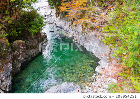Dog return pool in Atera Valley, Okuwa Village, Nagano Prefecture Dog return pool in Atera Valley, Okuwa Village, Nagano Prefecture 108954251