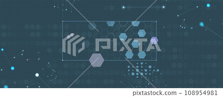 Technology Network Vector Background.. Science and technology presentation background. Big data connectivity software development wallpaper Technology Network Vector Background.. Science and technology presentation background. Big data connectivity software development wallpaper 108954981