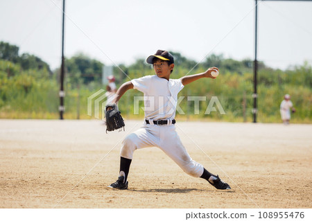 青少年棒球中的左手投手 108955476