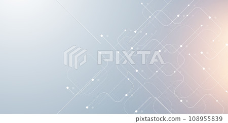 Abstract background banner template with technology circuit board texture. Modern electronic motherboard texture. Engineering and communication concept for header, web banner, website, presentation. Abstract background banner template with technology circuit board texture. Modern electronic motherboard texture. Engineering and communication concept for header, web banner, website, presentation. 108955839
