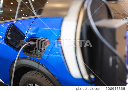 The Power Within: A Close-Up of an Electric Car's Fuel Pump 108955866