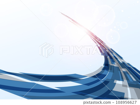 blue digital network background blue digital network background 108956627