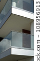 Modern residential building with balconies 108956913