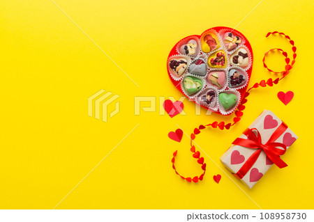 Valentine day composition 108958730