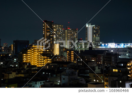 Night view of Tokyo city in Japan 108960466