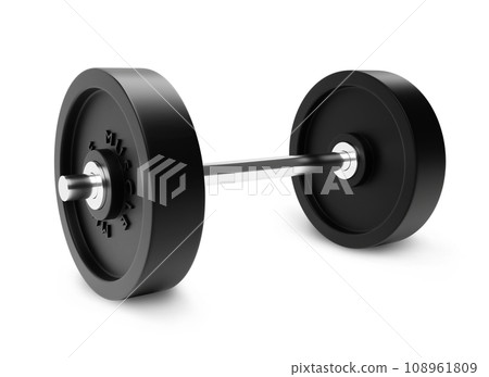 Realistic dumbbell illustration Realistic dumbbell illustration 108961809