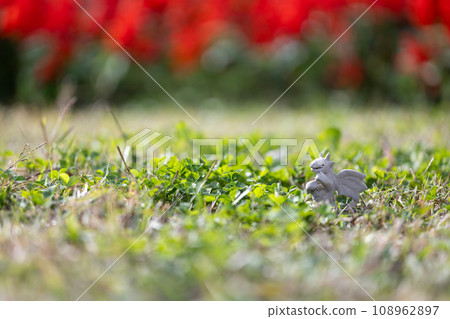 ceramic dragon on the lawn ceramic dragon on the lawn 108962897