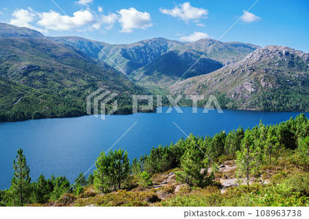 Landscapes of Peneda Geres National Park, North Portugal, view of the mountains, rivers and trees, selective focus 108963738