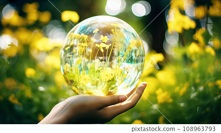 Global environment image background material Global environment image background material 108963793