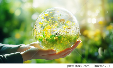 Global environment image background material Global environment image background material 108963795