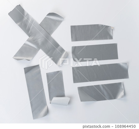 Grey duct tape pieces 108964450