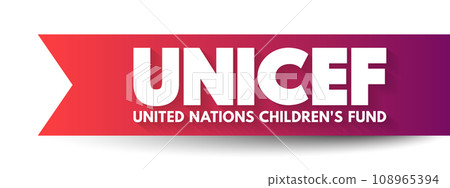 UNICEF is an agency responsible for providing humanitarian and developmental aid to children worldwide, text concept for presentations and reports UNICEF is an agency responsible for providing humanitarian and developmental aid to children worldwide, text concept for presentations and reports 108965394