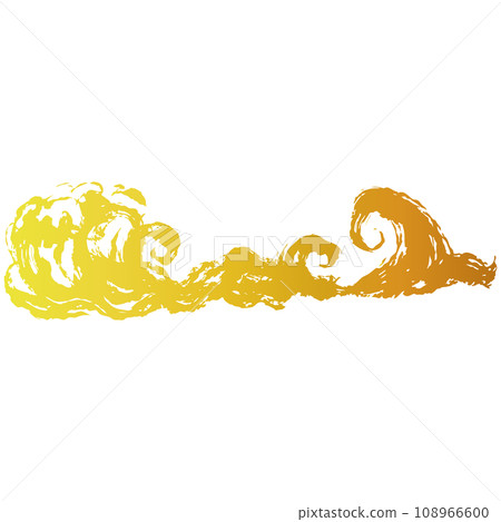 Simple golden wave/splash illustration material vector Simple golden wave/splash illustration material vector 108966600