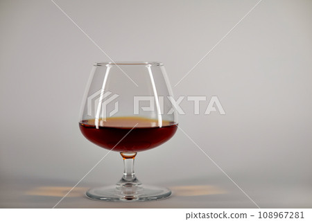 cognac on a white background cognac on a white background 108967281