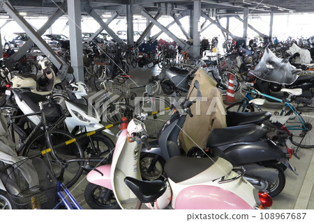 Bicycle parking space Bicycle parking space 108967687