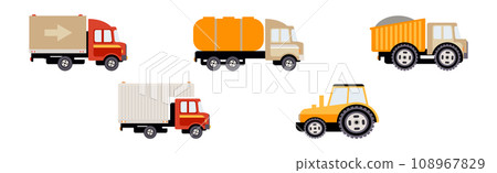 Building and Construction Equipment and Special Machinery Vector Set Building and Construction Equipment and Special Machinery Vector Set 108967829