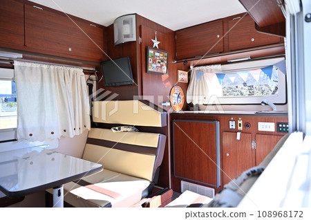 Camper inside the car 108968172