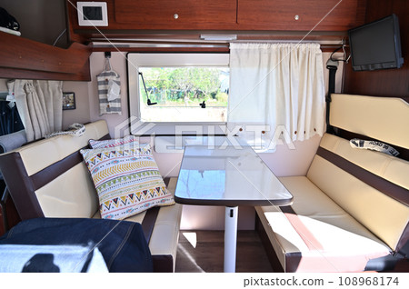 Camper inside the car 108968174