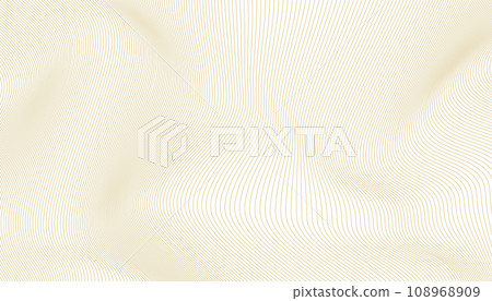 wavy golden lines background. Vector illustration 108968909