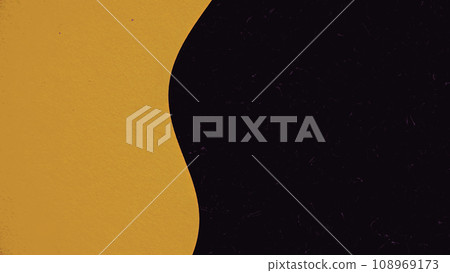 Colored background moves in wavy line on black background. Animation. Illusion of wavy movement of two backgrounds superimposed on each other. Colored background on black is slowly moving in wave 108969173