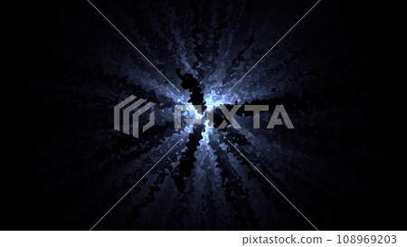 Abstract blue drawn lines stripes, moving from the center on a black background. Beautiful abstract animation. Abstract blue drawn lines stripes, moving from the center on a black background. Beautiful abstract animation. 108969203