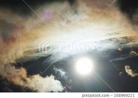 Winter sky sunlight and colored clouds, telephoto, sky limited, 220114pm 108969221