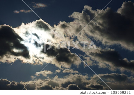 冬日天空陽光和彩雲,長焦,天空有限,220114pm 冬日天空陽光和彩雲,長焦,天空有限,220114pm 108969251