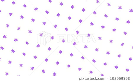 Cute cartoon animation of the small stars moving down endlessly on white background. Animation. Seamless loop animation 108969598