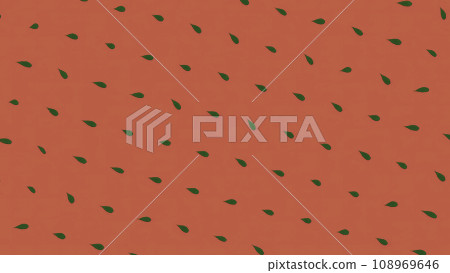 Seamless loop animation. Animation. Abstract colorful pattern of small green leaves rotating and moving down on the red background. Seamless loop animation Seamless loop animation. Animation. Abstract colorful pattern of small green leaves rotating and moving down on the red background. Seamless loop animation 108969646