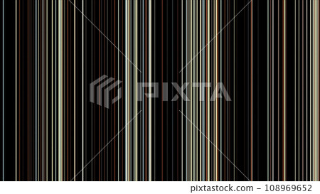 Quick motion of multicolored neon bright lines moving horizontally on the black background. Animation. Seamless looping abstract background animation. 108969652