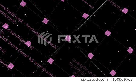 Rotating background with grid and program code. Motion. Grid with squares and written program code rotates on black background. Program codes in grid. Beautiful hacker background Rotating background with grid and program code. Motion. Grid with squares and written program code rotates on black background. Program codes in grid. Beautiful hacker background 108969768