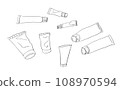 管狀容器：鉛筆畫 108970594