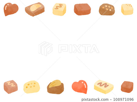 簡單的巧克力框架 簡單的巧克力框架 108971096