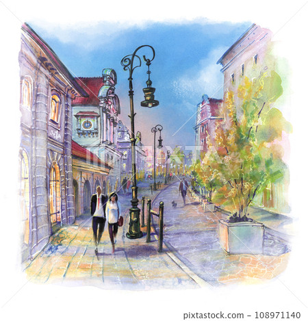 Evening Poznan, Poland 108971140