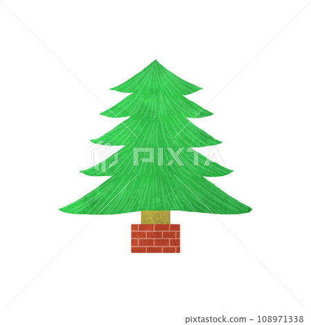 undecorated fir tree undecorated fir tree 108971338
